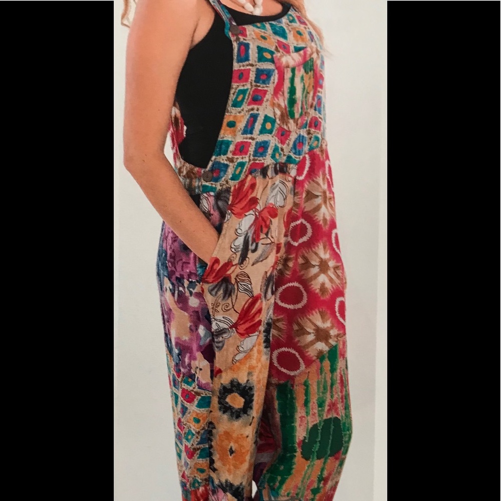 219-343 01-BL Sacred Threads Overalls L/Xl